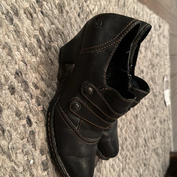 Ladies Black Born shoes, size 9 - Picture 2 of 4